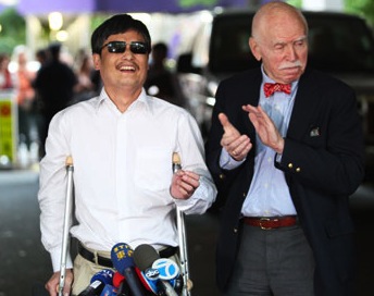 Blind Chinese Activist Chen Guangcheng Arrives In United States