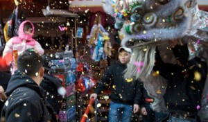 Chinese Dragon Dancing in New York