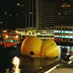 Rubber Duck inflating