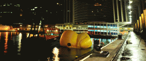 Rubber Duck inflating