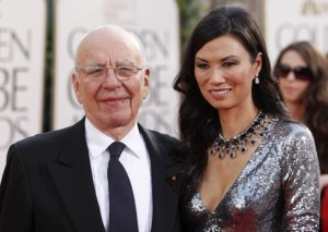 Rupert Murdoch and Wendi Deng Murdoch