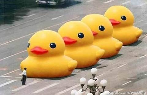 Tiananmen Duck Man