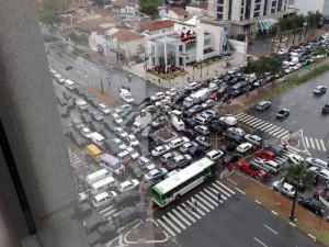 Beijing traffic jam