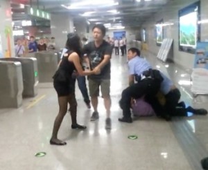 Rich girl won't go through Beijing subway security