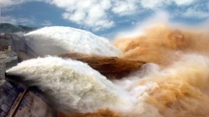 Yellow River silt storm