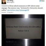“Arizona State University Should Suffice”