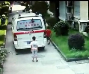 Ambulance runs over 6-year-old featured image