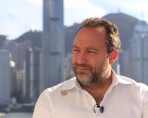 Jimmy Wales in Hong Kong for Wikimania