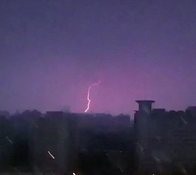 Lightning in Beijing