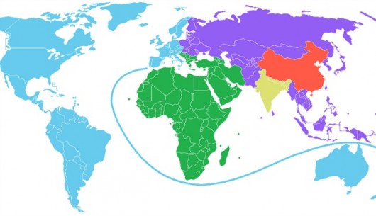 Population of China map