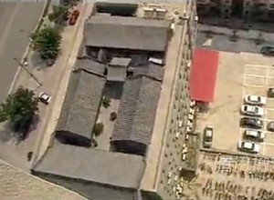 Shijiazhuang courtyard on a roof