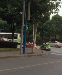 Bumper cars in Shanghai