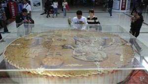 Gigantic mooncake in Changchun 2