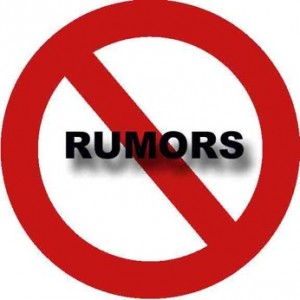 No rumors