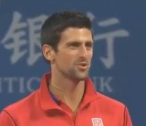 Novak Djokovic in Beijing