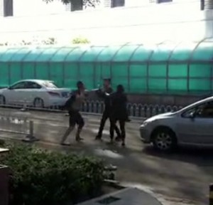 Sina office fight