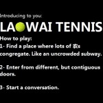 Laowai Comics: Laowai Tennis
