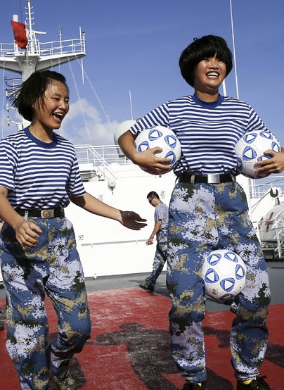 Charm of Chinese navy soldiers 4