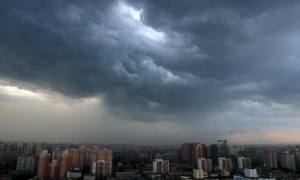 Beijing cloudy skies