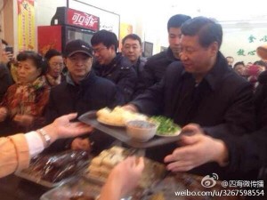 Xi Jinping at baozi shop