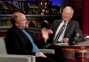 Letterman and Louis CK