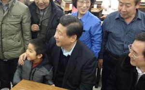 Xi Jinping and child