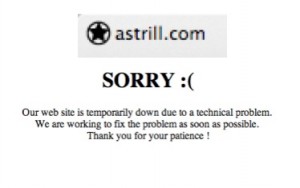 Astrill down