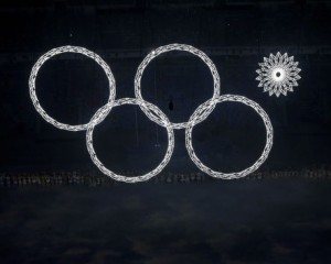 Sochi rings malfunction