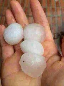 Hailstorm in Hong Kong 2