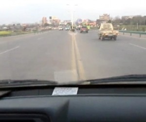 Reckless driver in Zhejiang