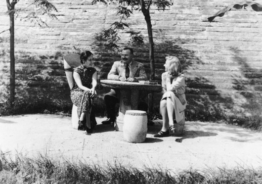 Mme Chiang Kai-Shek, Ernest Hemingway, and Martha Gellhorn in Chongqing (Chungking) in 1941
