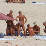 Nude sun bathing Sanya Beach Hainan