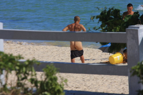 Nude sun bathing Sanya Beach Hainan 2
