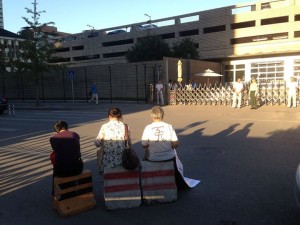 Beijing US embassy protest 1