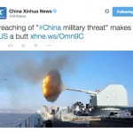 Xinhua tweet US a butt