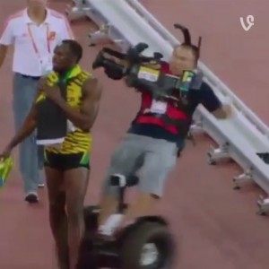 Usain Bolt taken out by Segway in Beijing 2